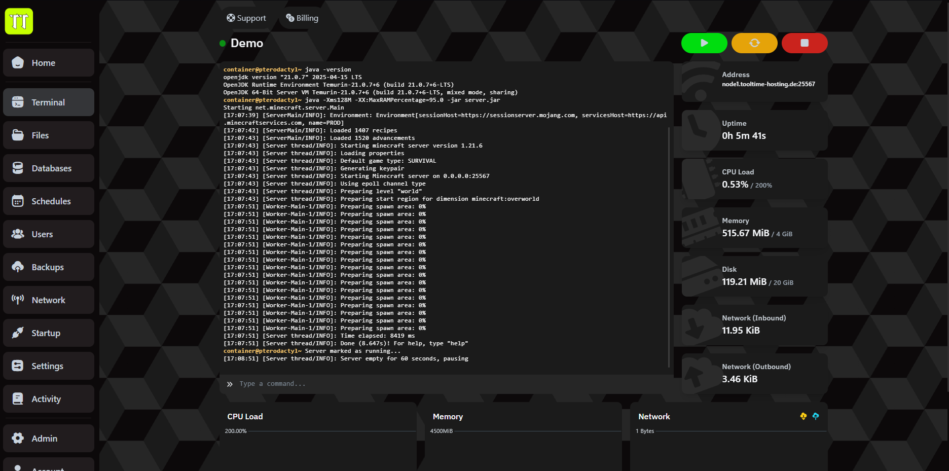 Panel Dashboard